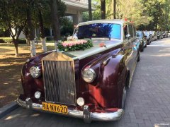 武汉豪华婚车从一队美丽整齐高端的婚车车队开始，租婚车选大唐朝