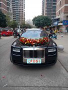蔡甸婚车租赁 蔡甸劳斯莱斯古斯特婚车出租