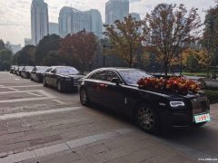 武汉租车公司大唐朝出租婚礼车队豪华主婚车