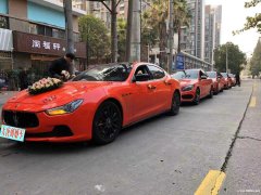 大唐朝租车公司出租奔驰S级宝马7系婚礼车队