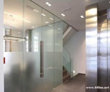 北辰区感应玻璃门-安装-玻璃门-效果图