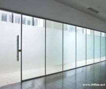 滨海新安装电动玻璃门(玻璃雨棚-附近订做