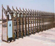 河西区无轨伸缩门厂家-电动悬浮门-厂商电话